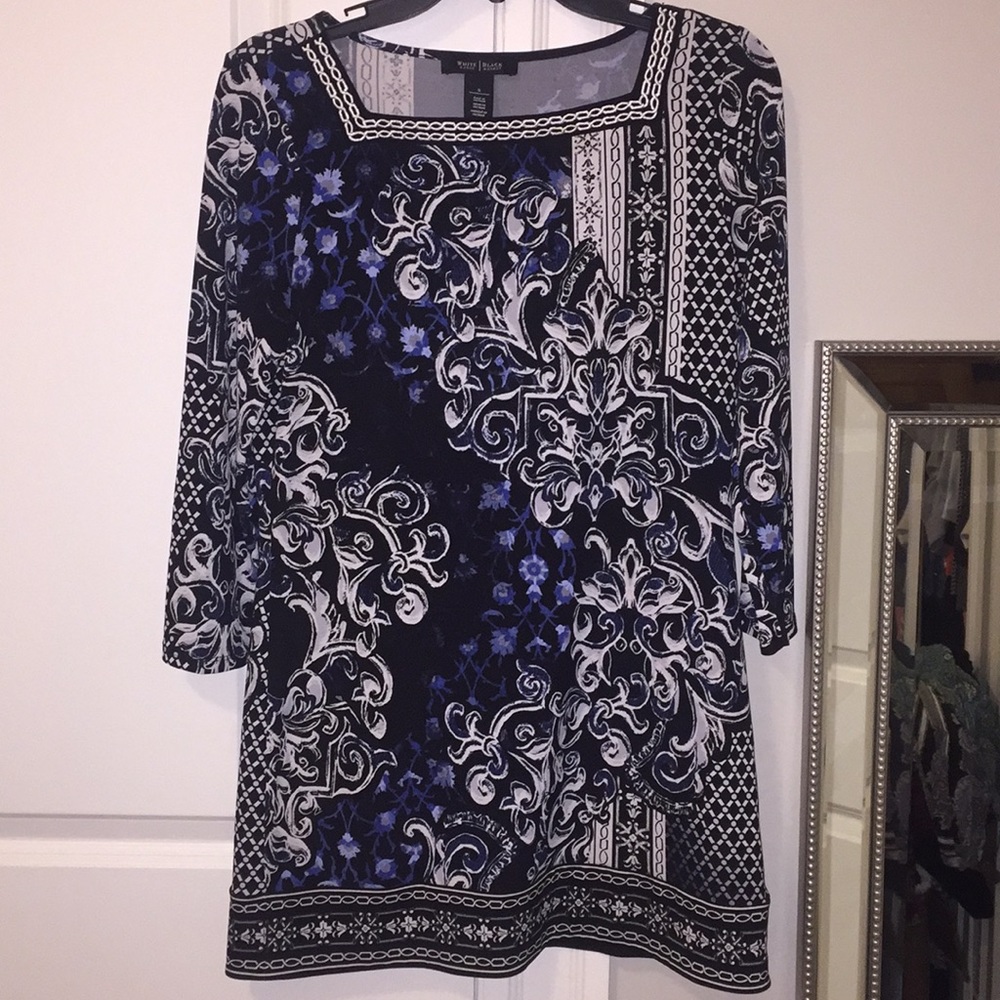 WHBM patterned tunic size S